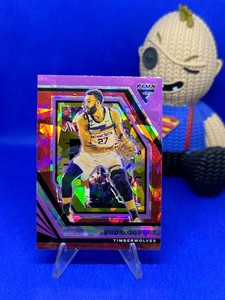 2022-23 Panini Flux NBA Basketball Red Cracked Ice #83 Rudy Gobert.