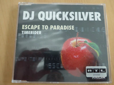 DJ QUICKSILVER ---- ESCAPE TO PARADISE --- TIMERIDER -------- MAXI CD  - Bild 1 von 3