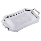 Stainless Steel Storage Tray Buffet Serve Plate Metal Container Accessory