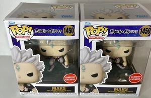 Funko Pop! MARS BLACK CLOVER #1450 GAMESTOP ANIMACIÓN EXCLUSIVA GS Juego de 2 - Imagen 1 de 6