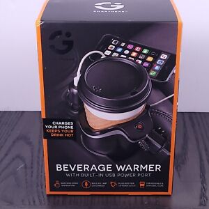 Smart Gear Beverage Warmer w/ USB Power Port - Charges phone & Keeps drink hot