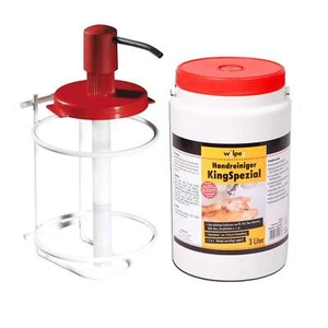 WILPEG Handwaschpaste Handreiniger Seife Waschpaste KingSpezial 3L mit Spender - Bild 1 von 8