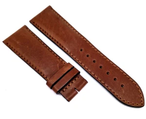 Original Certina Uhrenarmband Leder Anstoß 24mm braun feines Kalbsleder / 137 - Bild 1 von 3