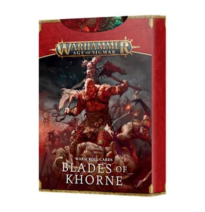AoS Blades of Khorne Warscroll Cards (3rd) - Age of Sigmar Warhammer Fantasy YHP - Picture 1 of 3