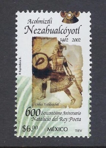 Mexico-"NEZAHUALCOYOTL POET ISSUE"  SC#2303 (a386)* - Picture 1 of 1