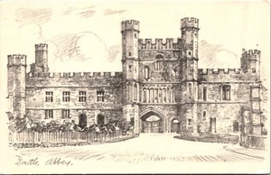 Postal de Battle Abbey East Sussex Inglaterra - Imagen 1 de 2