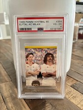 1989 Panini Marco v. Basten & Ruud Gullit PSA 4 Voetbal 90 DUTCH LEGENDS! NL
