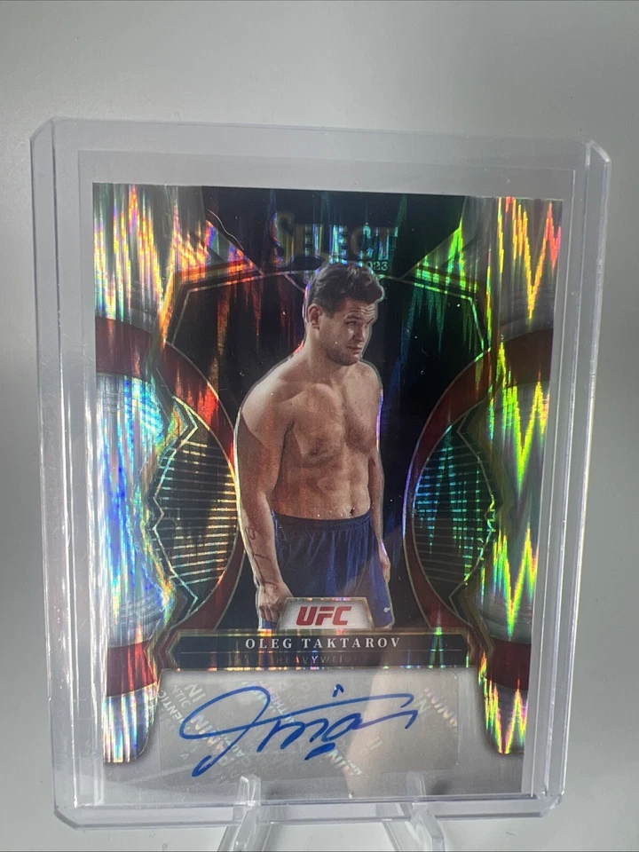 Oleg Taktarov Signatures Auto Silver Prizm - 2023 Panini Select UFC #SG-OLG - Image 1 of 2