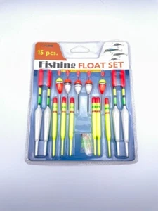 TOPLINE Neon Angeln Schwimmer Sets 15 Stück - NEU - Bild 1 von 1