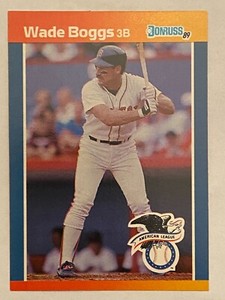 1989 Donruss Wade Boggs Boston Red Sox #7 All Star