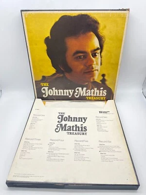 THE JOHNNY MATHIS TREASURY LP Box Set 6 Albums 60 Classic Songs Columbia 1973 VG - Image 1 of 4