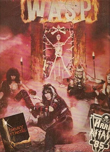 WASP 1° ORIGINALE LP RARA ARGENTINA 1984 - STAMPATA IN SPAGNOLO! - Foto 1 di 4