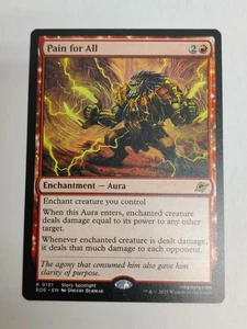 0151 Pain for All Aura Enchantment Rare EoE MTG Card Non-foil - Picture 1 of 2