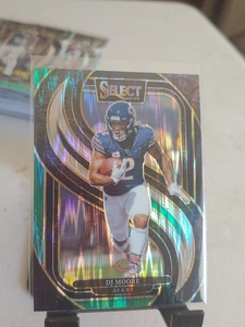 Ammortizzatore Prizm 2024 Select DJ Moore Premier Nero e Verde #151 Orsi - Foto 1 di 2