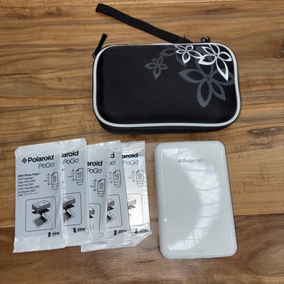 Polaroid Printer White Wireless Bluetooth Zink Zero Ink Portable Printer ZIP - Image 1 of 4