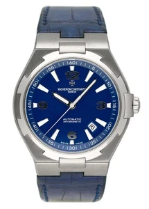 Vacheron Constantin Overseas 47040 Blue Dial Mens Watch - Picture 1 of 7
