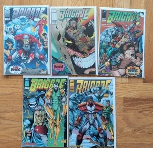 LOTTO 5 FUMETTI BRIGATA 1 2 3 4 6 IMMAGINI 1993 imballati e imbarcati - Foto 1 di 3