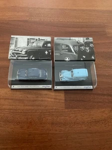 BRUMM FIAT 1400B 1956 CROCE BIANCA MILANO SERIE LIMITATA 1/43 + AMBULANZA - Foto 1 di 4