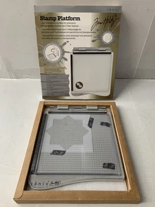 Retired Tim Holtz Travel Stamp Platform by Tonic Studios. UNUSED!-OPEN BOX!!! - Picture 1 of 4