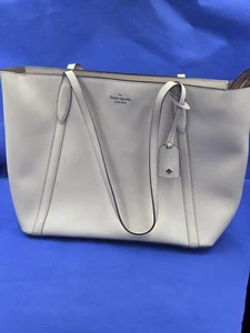 Kate Spade Darcy White Cream Ivory Large Leather Satchel Handbag Good Condition - Picture 1 of 18
