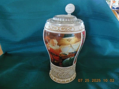 Coca Cola Christmas Stein 1996 "Good Girls and Boys" con certificado de autenticidad Foto 1 de 4