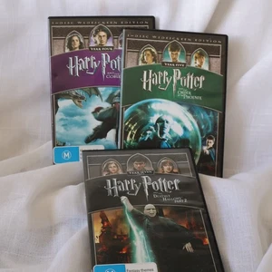 Harry Potter: Order Of The Phoenix, Goblet of Fire, Deathly Hallows 2 DVD Bundle - Picture 1 of 11