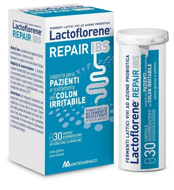 Lactoflorene Repair IBS Integratore Di Fermenti Lattici 30 Capsule - Immagine 1 di 1