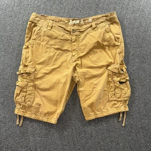 RAW X Cargo Shorts Herren 38 Khaki Mehrere Taschen Freizeit Utility Outdoor 100% Baumwolle - Bild 1 von 10