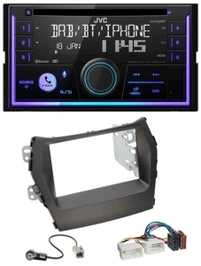 JVC MP3 USB 2DIN DAB Bluetooth CD Autoradio für Hyundai Santa Fe ab 12 ohne Navi - Bild 1 von 8