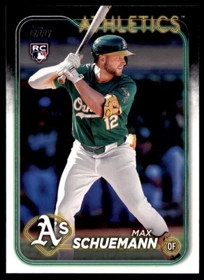 2024 Topps Update #US220 Max Schuemann RC - Image 1 of 2