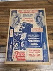 Vintage 1960s Original Horror Movie Flyer "The Premature Burial" Edgar Allan Poe