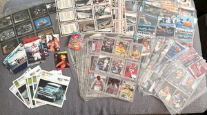 Gran lote de tarjetas de carreras NASCAR Indy con fotos/carteles años 90 - Imagen 1 de 14