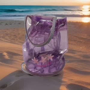 Zaino accessori spiaggia American Girl of Today viola borsa stelle marine PVC - Foto 1 di 6