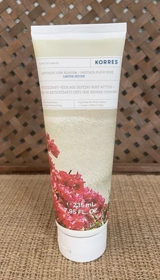 Manteca corporal Korres Santorini rosa flor 7,95 fl oz SERIE LIMITADA sellada Foto 1 de 4
