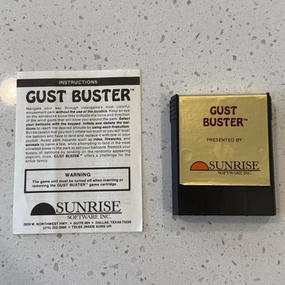 ColecoVision Adam Gust Buster Yellow/Gold Case Variation RARE TESTED - Image 1 of 3