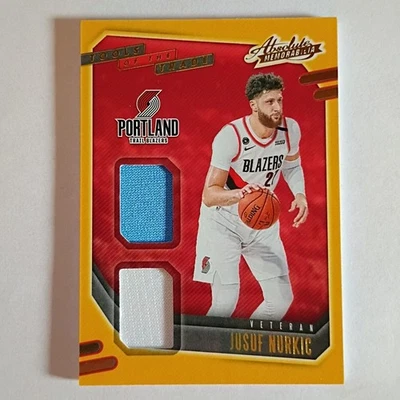 Parche usado Panini Absolute Jusuf Nurkic Tools of the Trade Game 2020-21 Foto 1 de 2