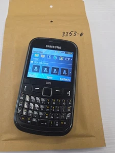 Samsung S3350 Unlocked Mobile Phone Black QWERTY Keypad - Picture 1 of 2