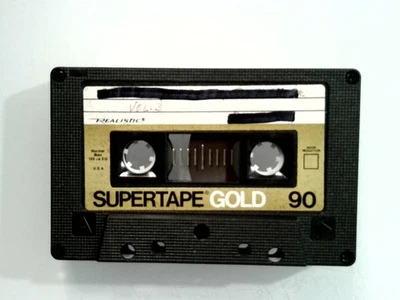 REALISTIC SUPERTAPE GOLD C-90 Type I Blank Cassette Tape USED - Image 1 of 2