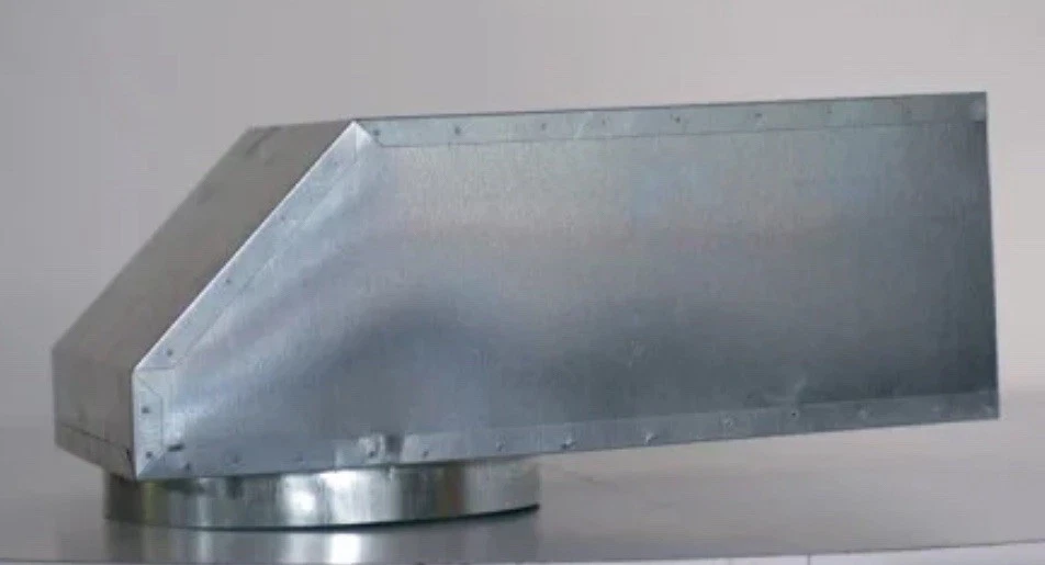 Круглый воздуховод Vent-A-Hood VP561 Transition 8,5 дюйма x 6 дюймов на 8 дюймов - Изображение 1 из 1