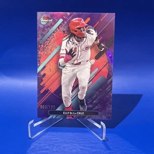 Elly De La Cruz 2025 Topps Finest Purple Refractor 63/125 #253 Cincinnati Reds - Picture 1 of 2