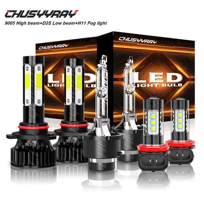 Комбинированные 6 ксеноновых/светодиодных противотуманных фар дальнего и ближнего света для Acura RDX 2007-2015 годов выпуска - Изображение 1 из 4