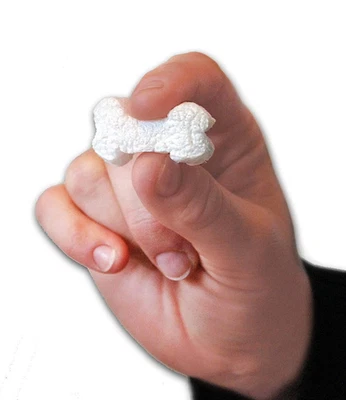 Packing Peanuts Dog Bones Shape Minipack .6 cu ft Biodegradable Fun Pak - Image 1 of 4