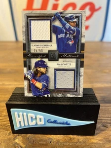 2020 Topps Meaningful Material Dual Relics Guerrerro Jr & Bichette /50 - Bild 1 von 3