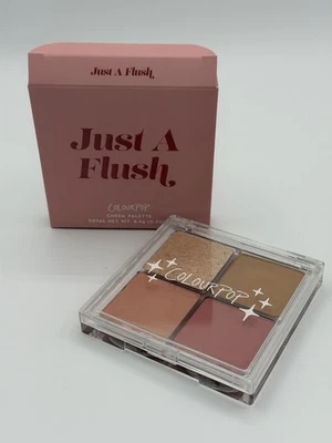 ColourPop JUST A FLUSH Cheek Palette - Highlighter Bronzer & Blushes  8.6g - Image 1 of 4