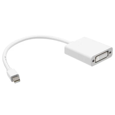 Mini DisplayPort DP Male to DVI Female Video Adapter Converter MacBook PC Laptop - Image 1 of 2