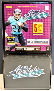 2021 Panini Absolute Football Gravity Feed Box 48 Packs - Picture 1 of 3