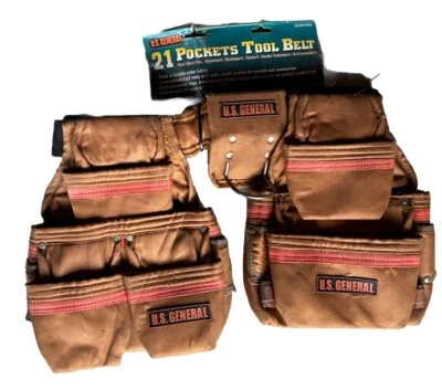 U.S.General 21 Pockets Tool Belt ,Work Multi Pocket - Image 1 of 2