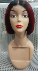 High Quality Handmade Human Hair WIG Col1/900 - Short Length- As Pictured - Picture 1 of 3