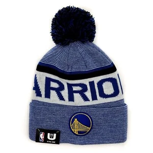 Golden State Warriors Beanie Mens Womens NBA Knit Winter Hat Basketball Blue - Picture 1 of 7