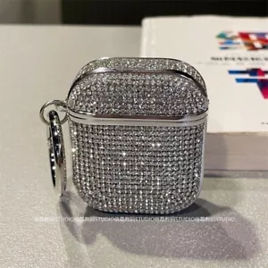 Protective Case Cover For Apple AirPods Pro 3rd / 2nd /1st Generation Rhinestone - Picture 1 of 8